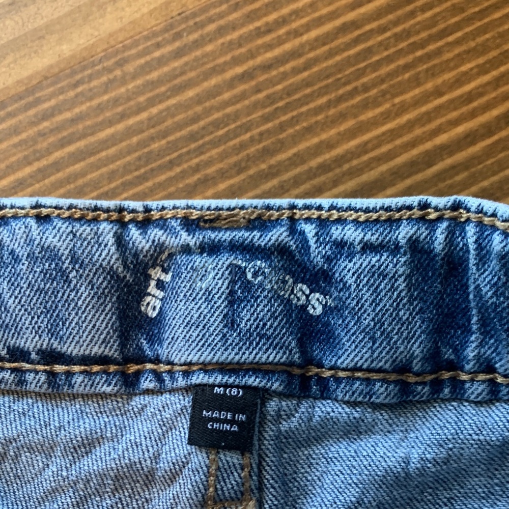 art class Blue Distressed Denim Kids Shorts - Picture 2 of 3